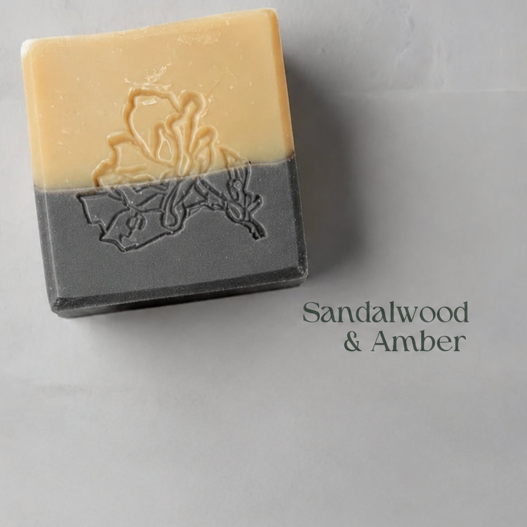 Going Up the Country - Tallow Soap with Bentonite Clay and Activated Charcoal - 5.5 oz