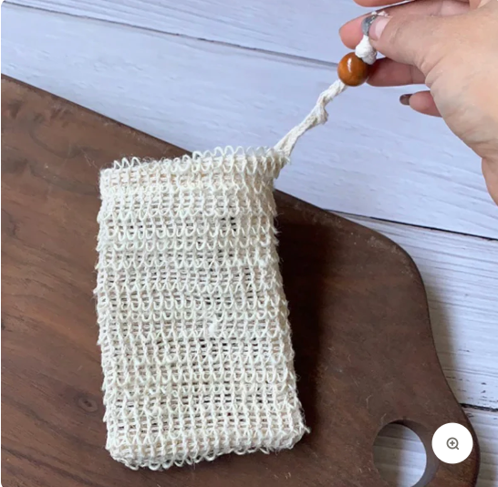 Soap Saver Pouch - Natural Plant Fiber - 100% compostable