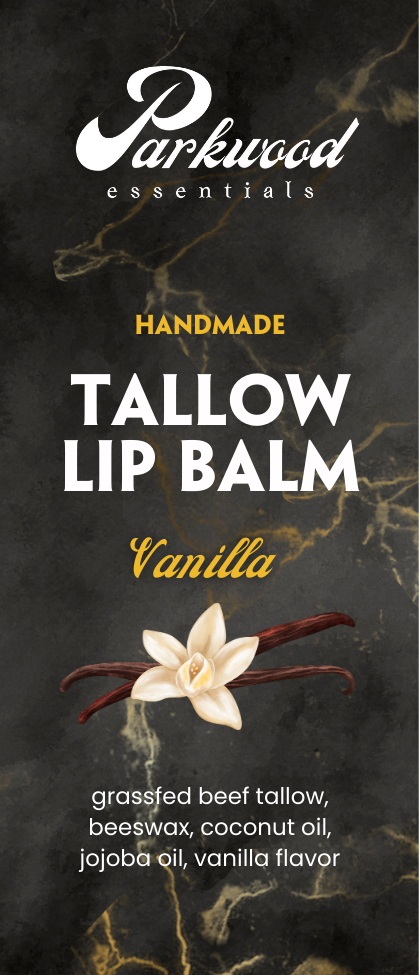 Tallow Lip Balm - Vanilla .7oz