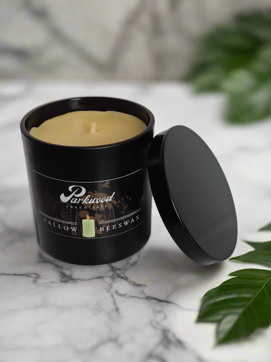 Tallow and Beeswax Refillable Candle - "Our House" - 7.5 oz