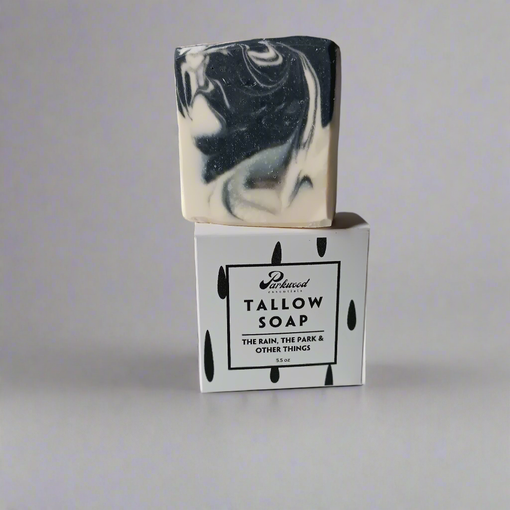 The Rain, The Park & Other Things - Tallow Soap with Activated Charcoal - 5.5 oz
