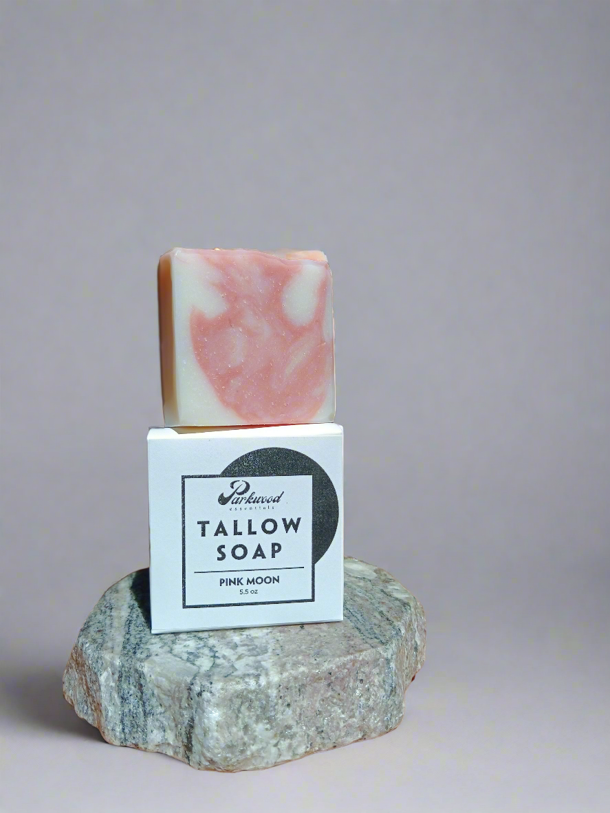 Pink Moon - Tallow Soap 5.5 oz BIG Bar