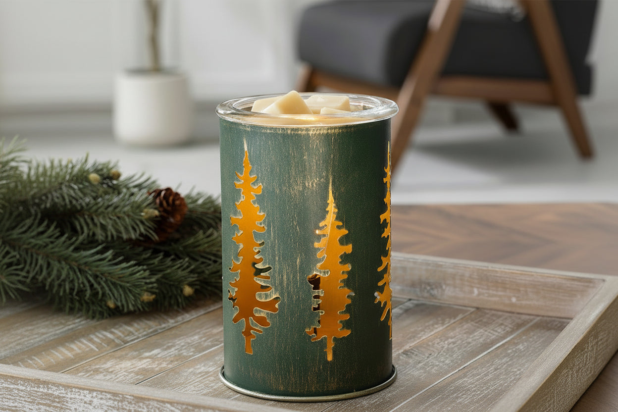 Golden Pines Vintage Bulb Illumination Wax Melt Warmer