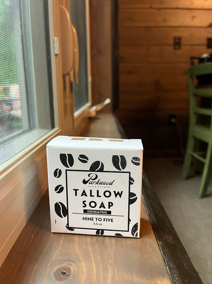 Nine to Five - Tallow & Coffee Soap 5.5 oz Full Bar