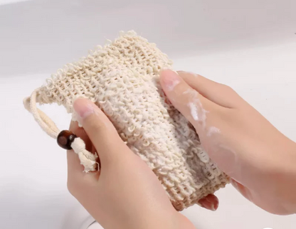 Soap Saver Pouch - Natural Plant Fiber - 100% compostable