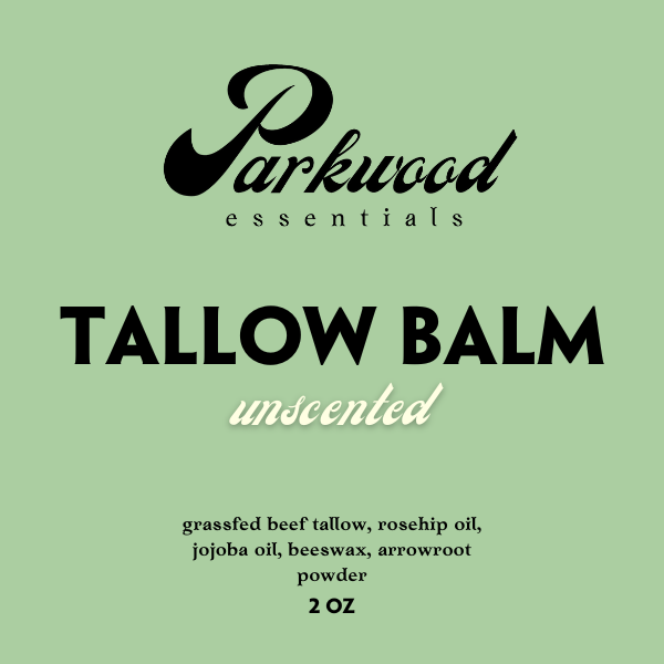 Tallow Balm - Unscented Rosehip Blend 2 oz tin
