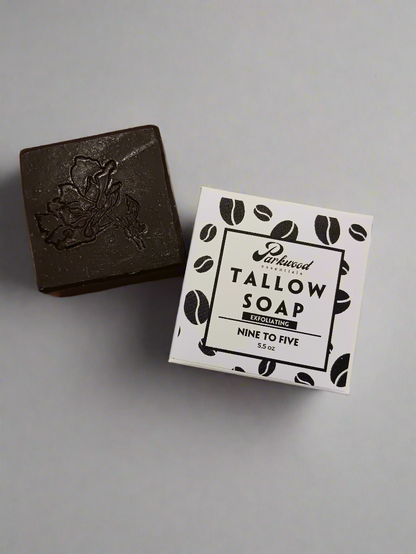 Nine to Five - Tallow & Coffee Soap 5.5 oz Full Bar