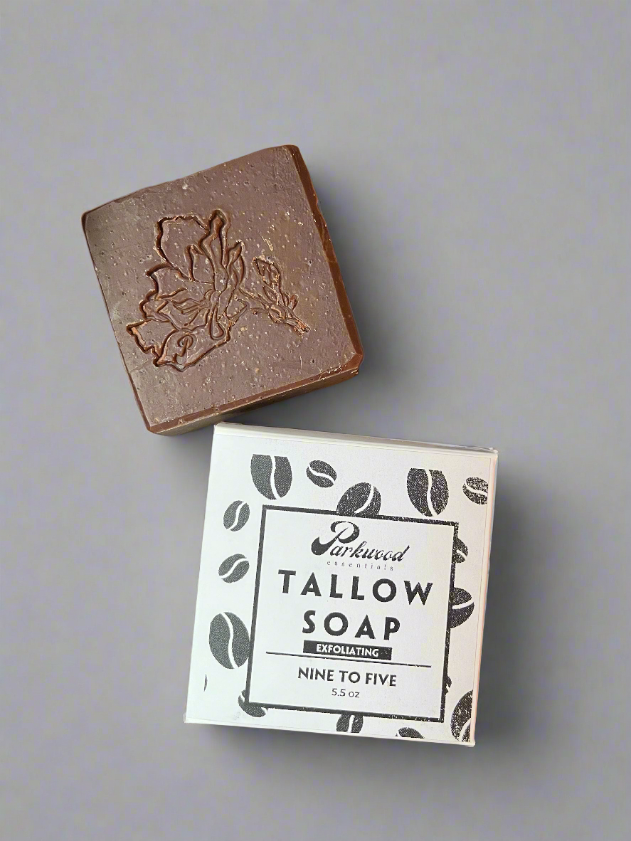 Nine to Five - Tallow & Coffee Soap 5.5 oz Full Bar