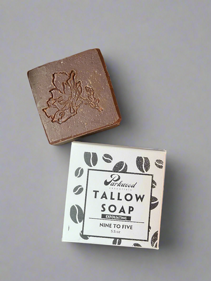 Nine to Five - Tallow & Coffee Soap 5.5 oz Full Bar
