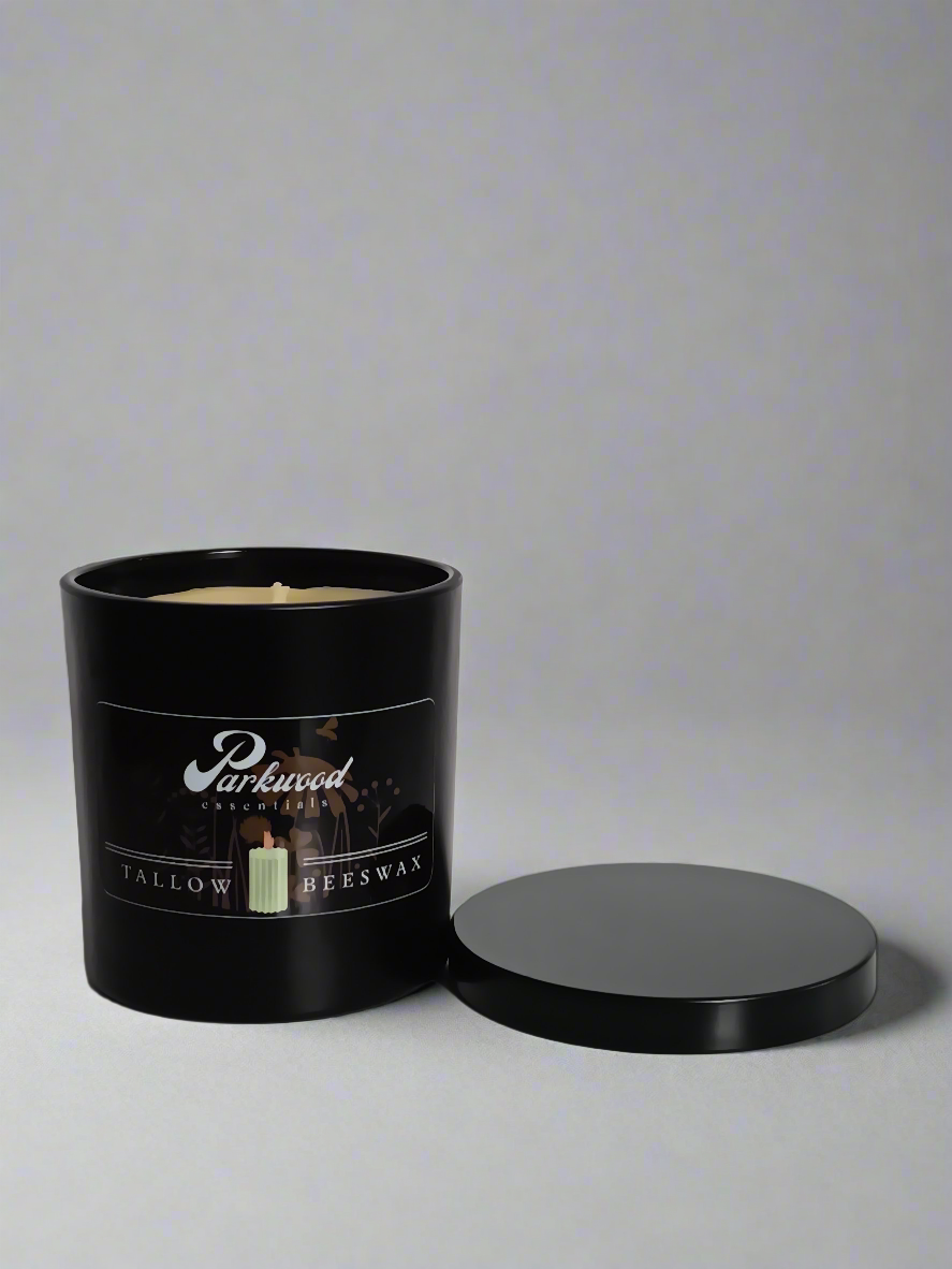 Tallow and Beeswax Refillable Candle -  "Our House" - 7.5 oz