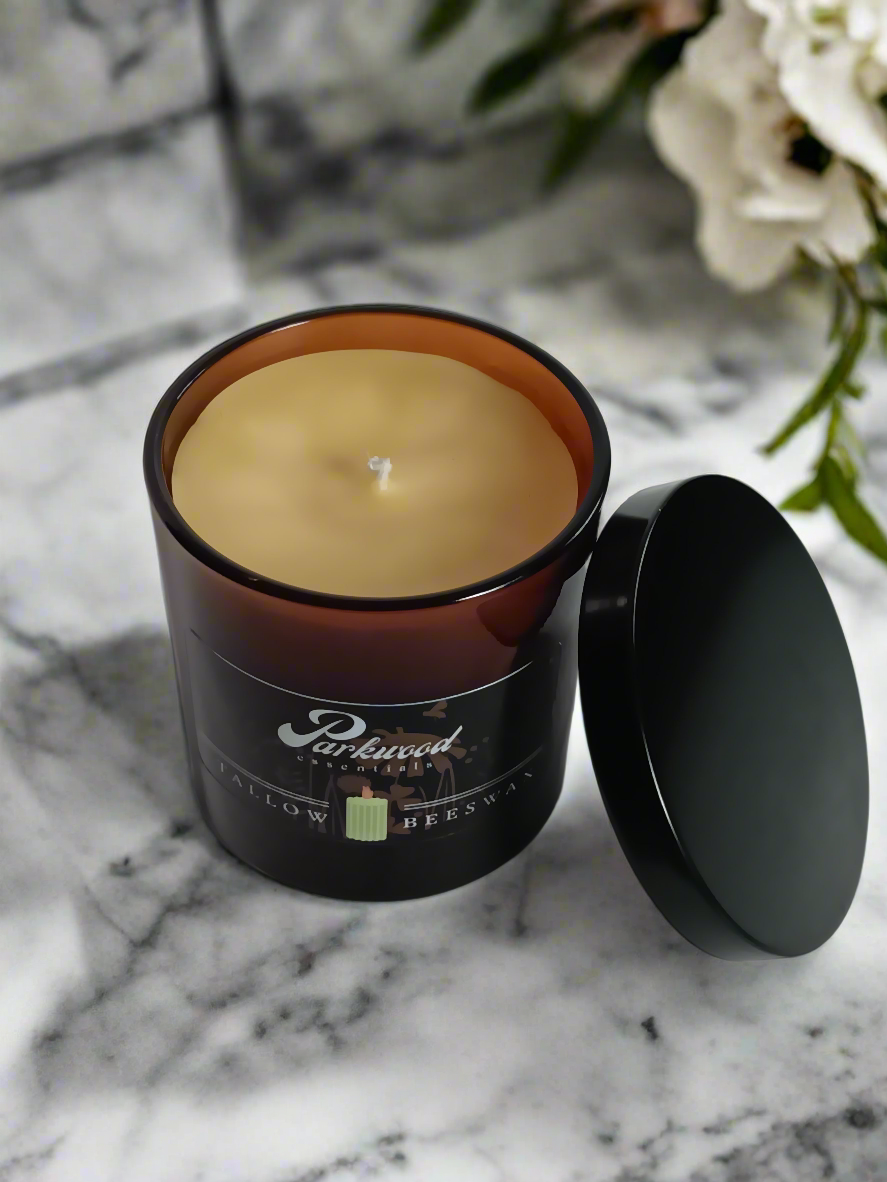 Tallow and Beeswax Refillable Candle "First of May" 7.5 oz