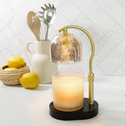 Mercury Glass Candle Warmer Lamp