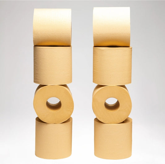 Bamboo Toilet Paper - 8 rolls - Unbleached, Non-Toxic
