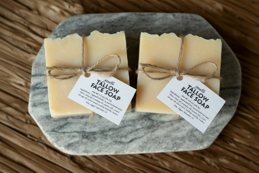 Gentle Tallow Face Soap - 2 PACK - 5 oz each